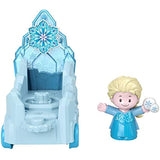 Bundle of 2 |Fisher-Price Little People Disney Princess Parade Floats (Elsa Frozen 2 + Moana's Float Multi)