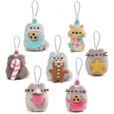 GUND Christmas Sweets Blind Box Series 8 Bundle with Pusheen Wreath Ornament