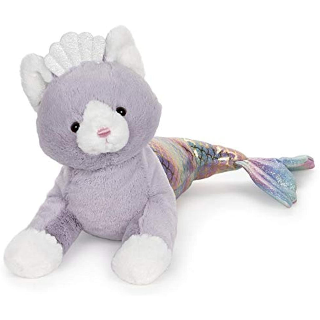 GUND Cat Mermaid with Rainbow Iridescent Tail Plush Stuffed Animal, 18"