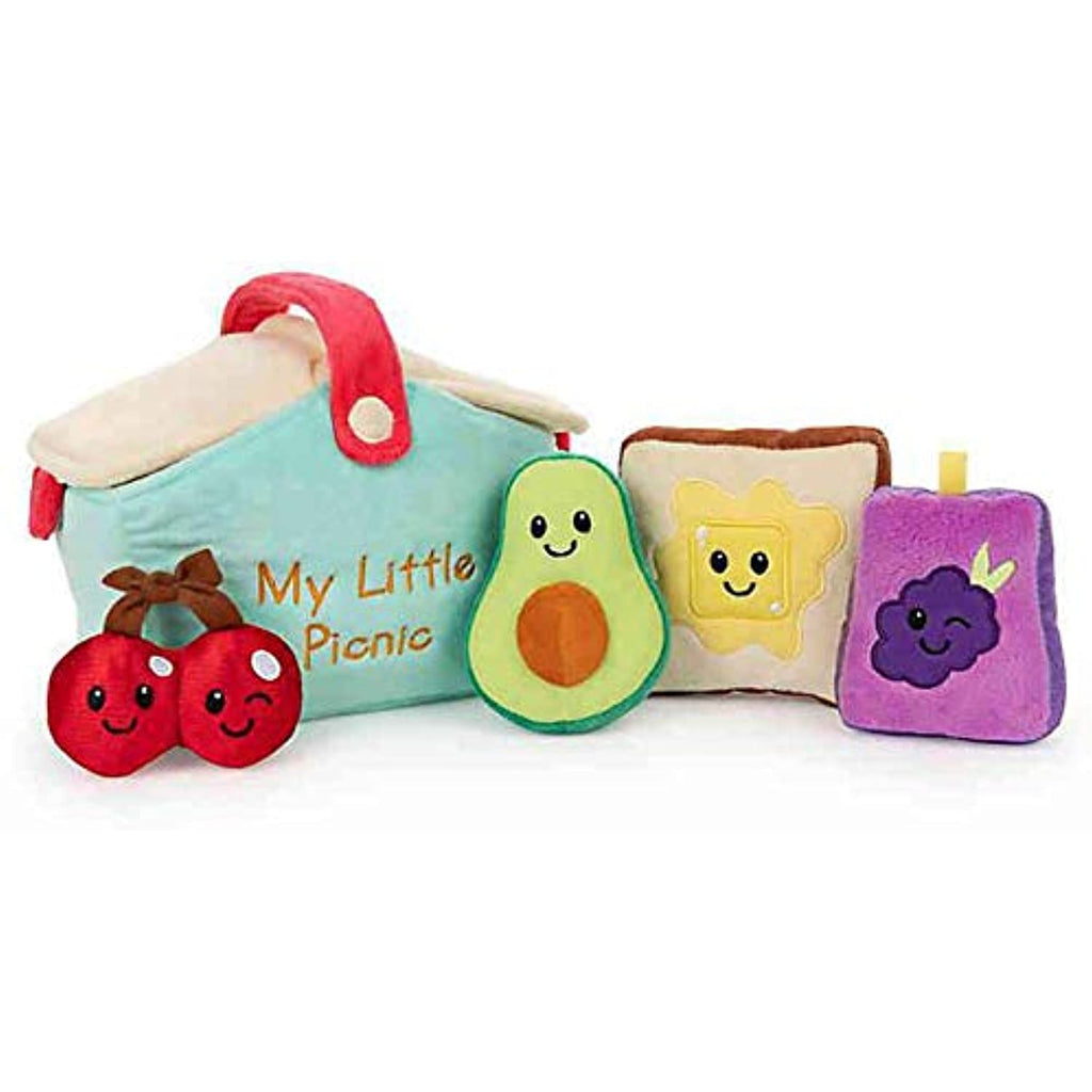 GUND Baby My Little Picnic Stuffed Plush Playset, 5 Pieces, 7"