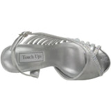 Touch Ups Women's Theresa Silver Metallic D'Orsay 11 M