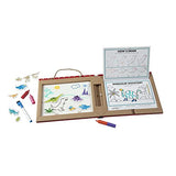 Melissa & Doug Natural Play: Play, Draw, Create Reusable Drawing & Magnet Kit  Dinosaurs (41 Magnets, 5 Dry-Erase Markers)