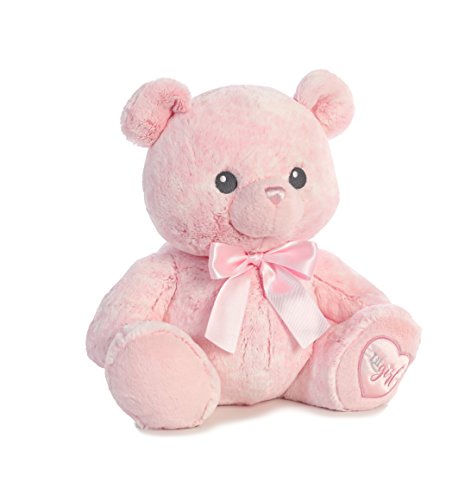 ebba Lil Girl Plush Bear, Pink