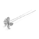 Pave Crystal Petals Hair Stick Pin for Weddings or Proms