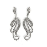 Pave Curling Vines Statement Earring 4315E