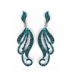 Pave Curling Vines Statement Earring 4315E