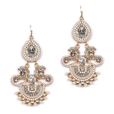 Icing on the Cake Chandelier Earrings with Clear Crystal Pears 4365E