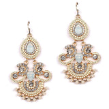 Icing on the Cake Chandelier Earrings with Clear Crystal Pears 4365E