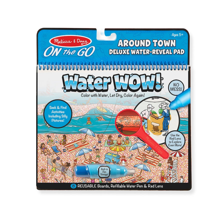 Melissa & Doug On the Go Water Wow! Reusable Water-Reveal Deluxe Activity Pad