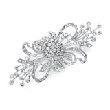 Dramatic Crystal Bridal Brooch 474P