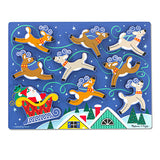 Melissa & Doug Santa's Sleigh Chunky Puzzle