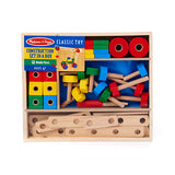 Melissa & Doug Wooden Construction Building Set in a Box (48pc)