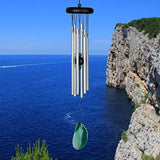 Woodstock Chimes WAGG The Original Guaranteed Musically Tuned Agate Wind Chime, Green