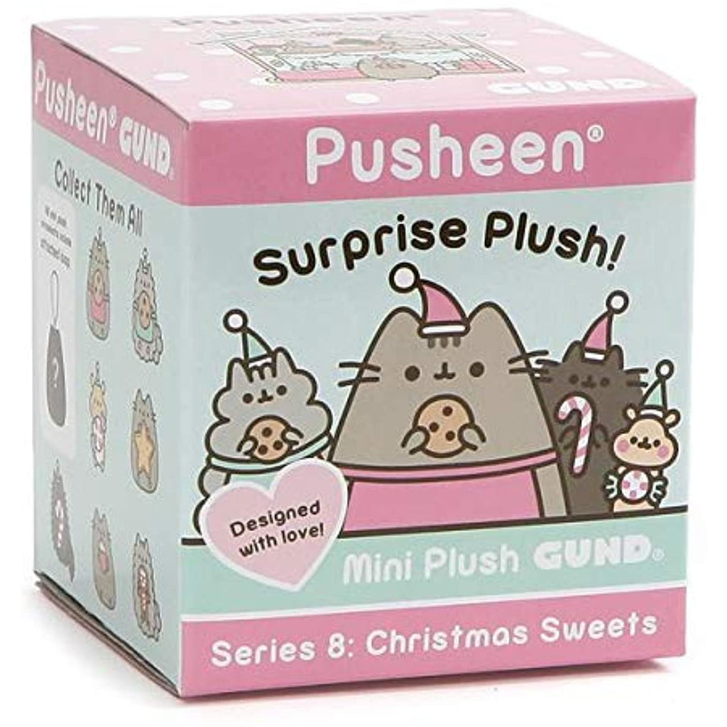 GUND Christmas Sweets Blind Box Series 8 Bundle with Pusheen Wreath Ornament