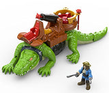 Fisher-Price Imaginext Walking Croc & Pirate Hook,Multicolor