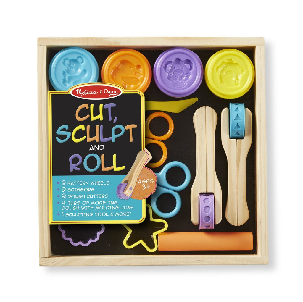 Melissa Doug Cut, Sculpt & Stamp Clay Play Set 5167