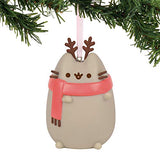 Department 56 Pusheen Reindeer Ho 3 in Hanging Ornament, 3", Multicolor