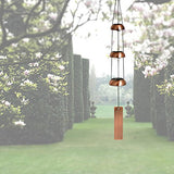 Woodstock Chimes TB3C The Original Guaranteed Musically Tuned Chime Trio Temple Bells, 27 in, Copper