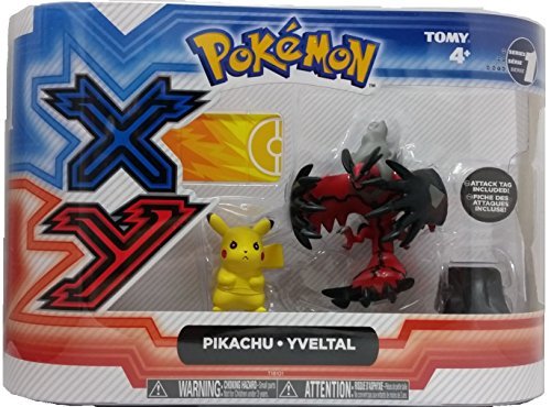 TOMY Pokemon X & Y: Pikachu & Yveltal Action Figure 2-Pack