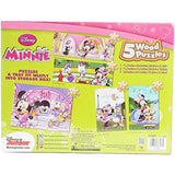 Disney Minnie 5 Wood Puzzle Box