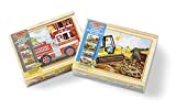 Vehicles and Construction Wood Puzzle 96pc