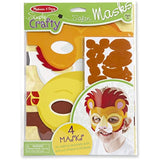 Safari Masks - Simply Crafty Series + FREE Melissa & Doug Scratch Art Mini-Pad Bundle [94788]