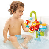 Baby Bath Toy- Spin N Sort Spout Pro- 3 Stackable Cups, Automated Spout, and Spinning Suction Cup