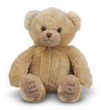 Melissa & Doug Mealtime Prayer Teddy Bear Stuffed Animal With Sound Effects