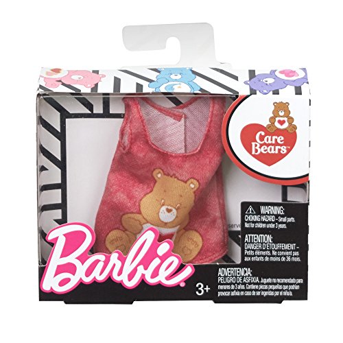 Barbie Care Bears Red Top Fashion Pack