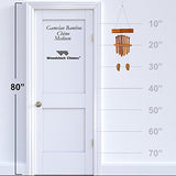 Woodstock Chimes C110 The Original Guaranteed Musically Tuned Chime Asli Arts Collection, Medium, Gamean Bamboo