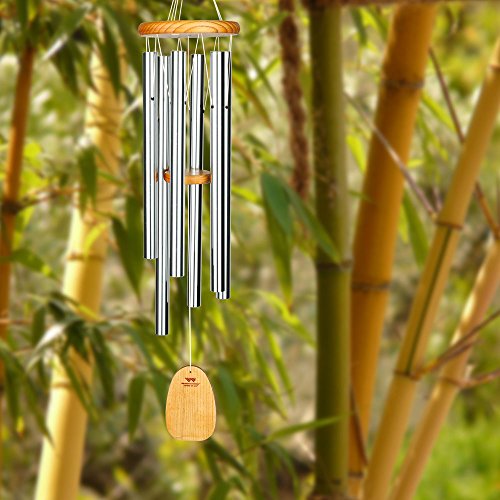 Woodstock Chimes LWS LUN Chime, Silver