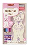 Melissa & Doug Decorate-Your-Own Wooden Doll Craft Kit - Ballerina