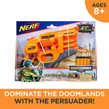 Persuader Nerf Doomlands Toy Blaster with Hammer Action and 4 Official Nerf Doomlands Darts for Kids, Teens, and Adults