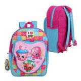 Shopkins Cordura Backpack with Heart Pocket, Pink, 16