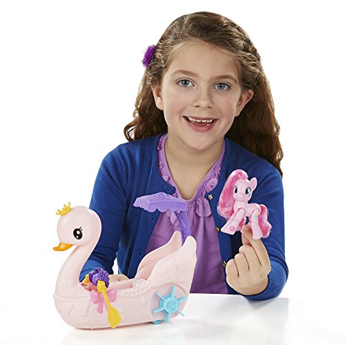 My Little Pony Friendship is Magic Pinkie Pie Row & Ride Swan Boat Set