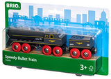 BRIO World - 33697 Speedy Bullet Train | 2 Piece Train Toy for Kids Ages 3 and Up,Red