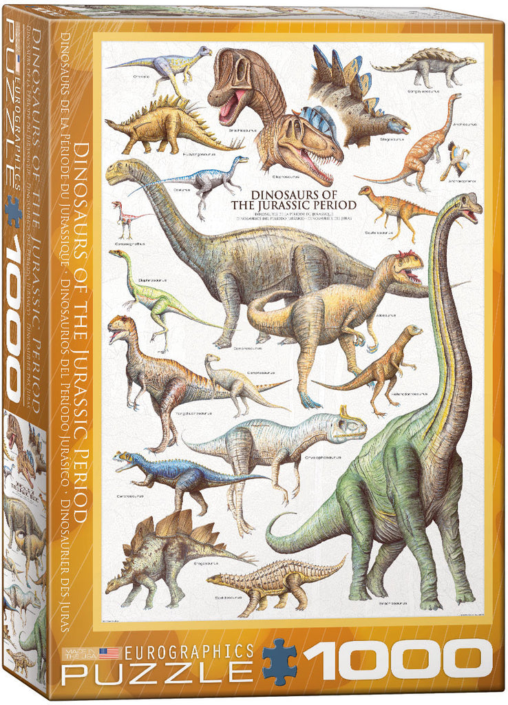 EuroGraphics Puzzles Dinosaurs of the Jurassic Period