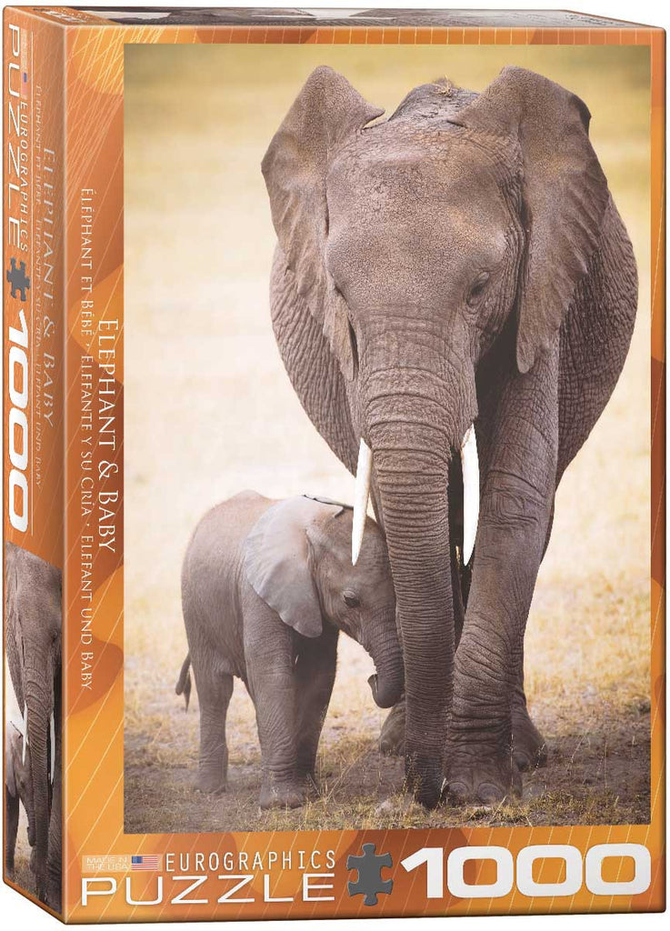 EuroGraphics Puzzles Elephant & Baby