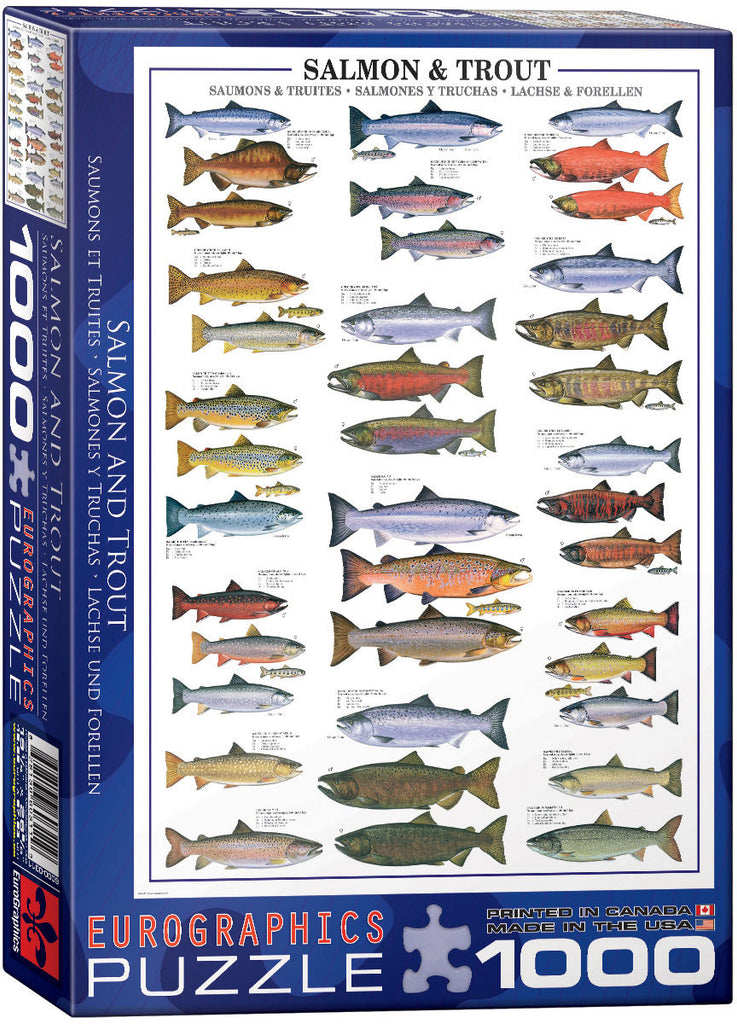 EuroGraphics Puzzles Salmon & Trout