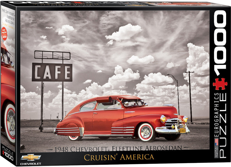 EuroGraphics Puzzles Crusin' America -1948 ChevyFleetline Aerosedan