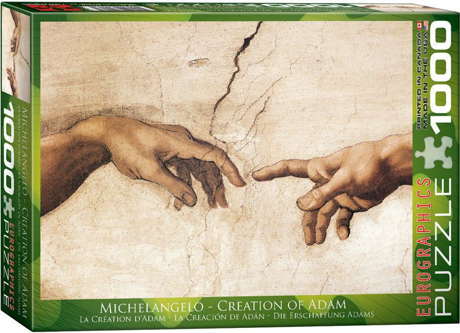 EuroGraphics Puzzles Creation of Adam (Detail)by Michelangelo