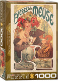 EuroGraphics Puzzles Bieres de la Meuse / Alphonse Maria Mucha