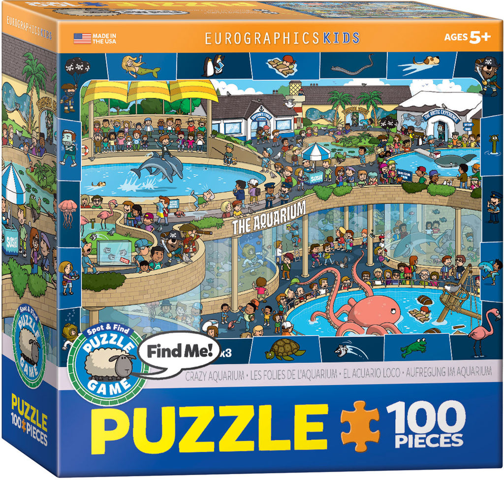 EuroGraphics Puzzles Crazy Aquarium - Spot & Find