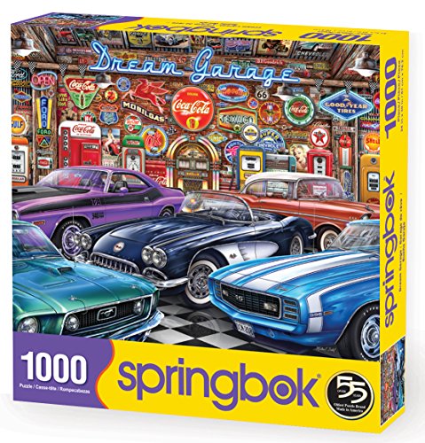 Springbok's 1000 Piece Jigsaw Puzzle Dream Garage