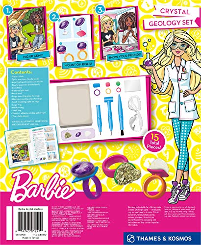 Thames & Kosmos Barbie Crystal Geology Science Kit