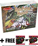 Rain Forest: 48-Piece Majesty Floor Puzzle + FREE Melissa & Doug Scratch Art Mini-Pad Bundle [9029]