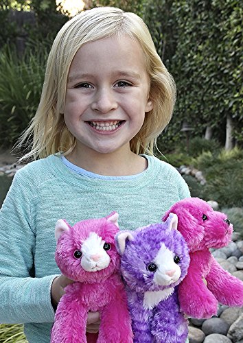 Aurora World Molly Cat Plush, Purple, 8"