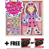 My First Lacing Toy + FREE Melissa & Doug Scratch Art Mini-Pad Bundle [94962]
