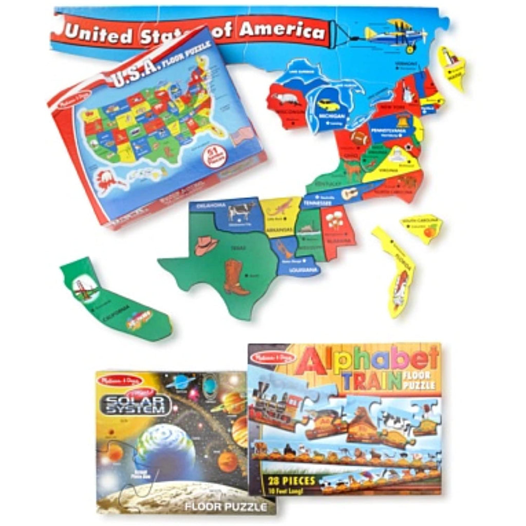 Melissa and Doug Floor Puzzle Set