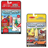 Melissa & Doug On the Go Water Reveal – Water WOW! – Farm Connect the Dots and Vehicle Coloring Books